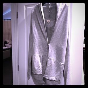 Aritzia Wilfred grey heathered cardigan